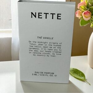 Nette Thé Vanille Eau de Parfum, specifically a 3 mL / 0.10 FL. OZ. travel spray